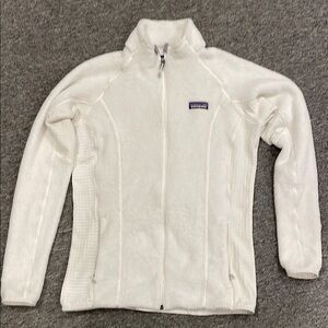 Patagonia White Fleece Jacket